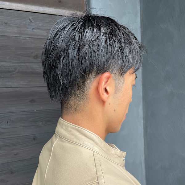 大人ツーブロック