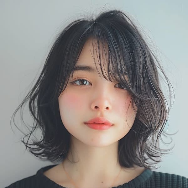 ゆるふわでカワイイ♪ニュアンスウルフパーマ