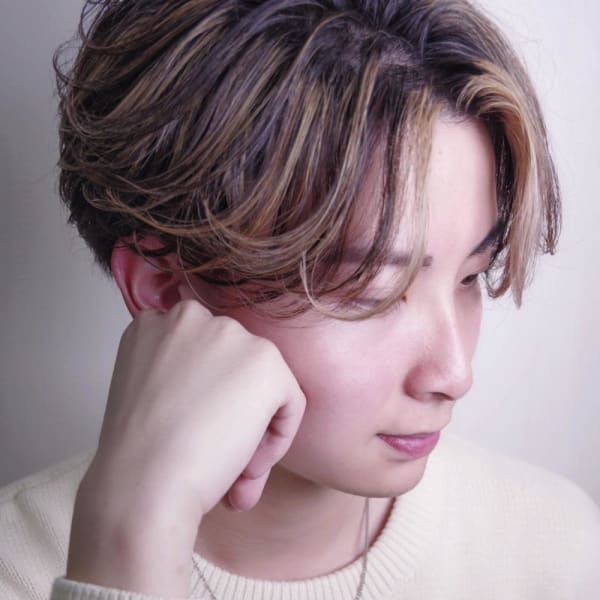 コントラストハイライト|メンズサロン growth天神店【メンズサロングロウ】 メンズカット/メンズパーマ/眉毛