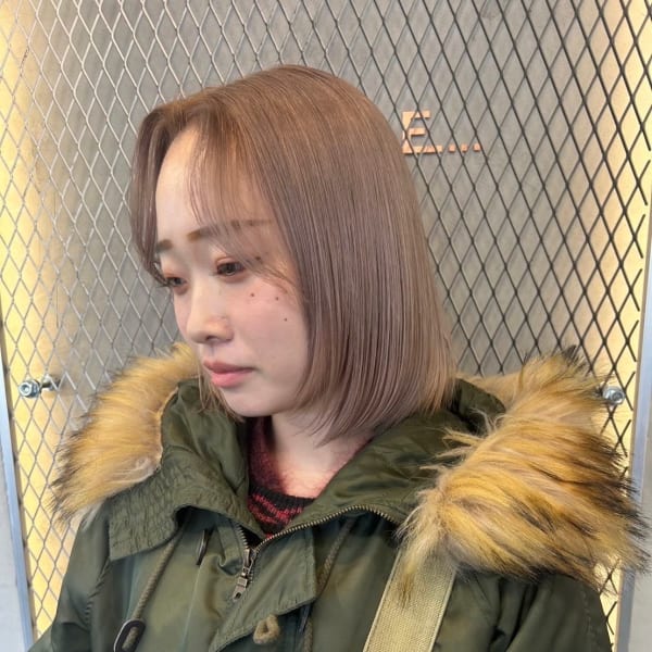 ハイベージュ/ブリーチカラー/ダブルカラー/トリートメント