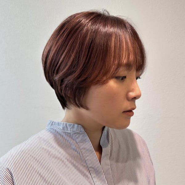 大人ショート/ハイライト/暖色カラー|SARA Beauty Sight 古賀店