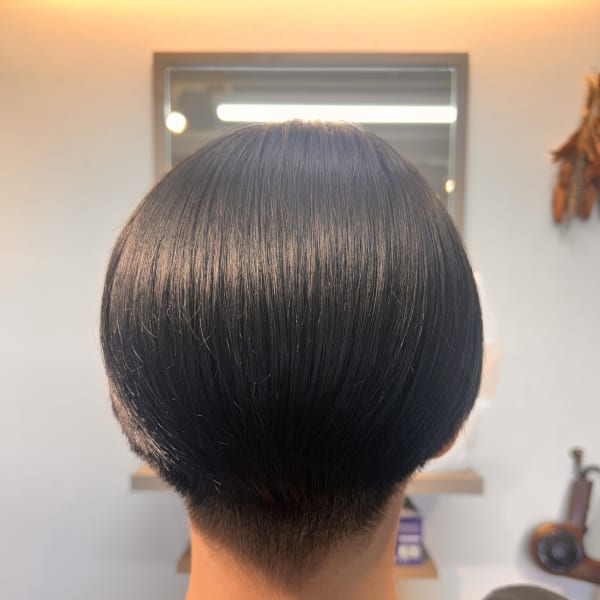 黒染め　ショート　トリートメント|hair kulolo