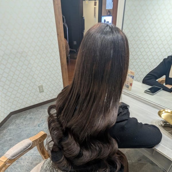 王道ロングでチュルチュルスタイル