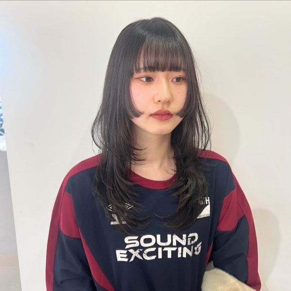 レイヤーカット/ウルフカット/ロングレイヤー/ロングウルフ