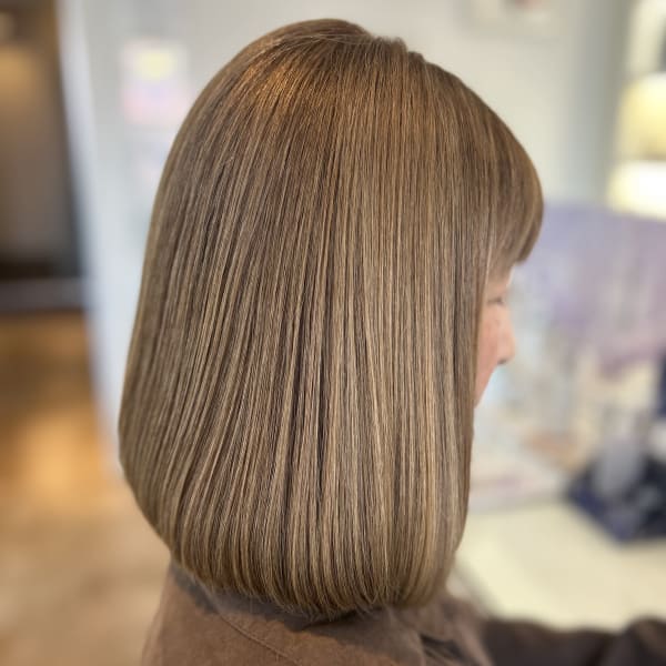 極細ハイライトボブヘア|AGEE GARDEN 【アージェガーデン】