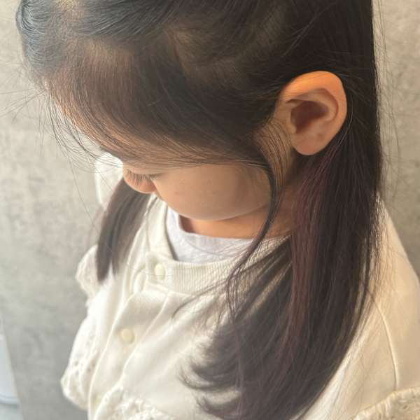 ちびっこインナーカラー