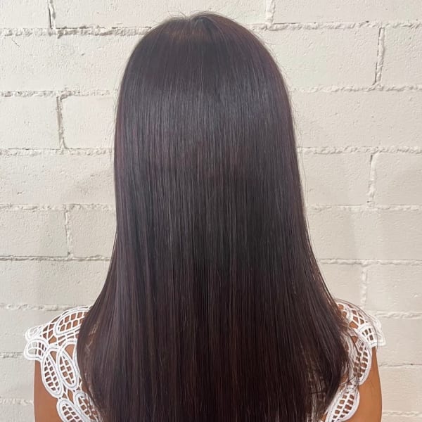 縮毛矯正　ロングヘア　美髪ストレート　髪質改善|atelier mim