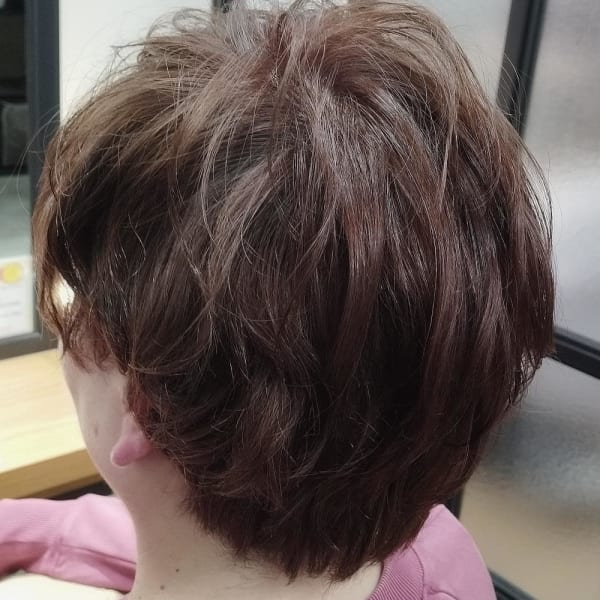 ふんわりパーマ☆ショートスタイル|comfort by EMU international