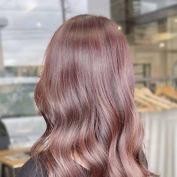 大人ガーリー大人美人透明感髪質改善ニュアンスカラー