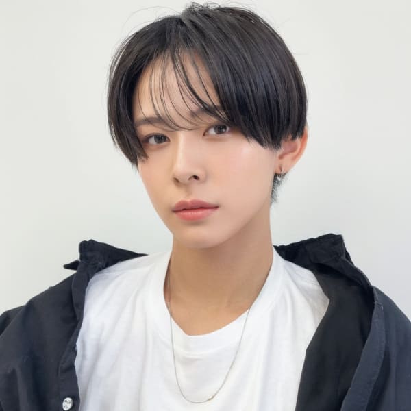 30代大人男性マッシュ×センターパートニュアンスパーマ