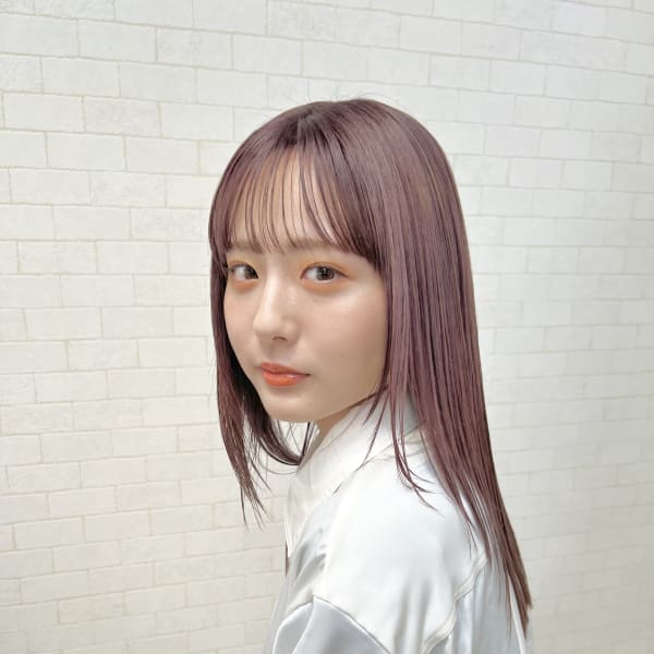 ピンクベージュ|nico hair design