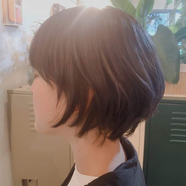 ナチュラルツーブロック ショートスタイル|Vert 吉祥寺店