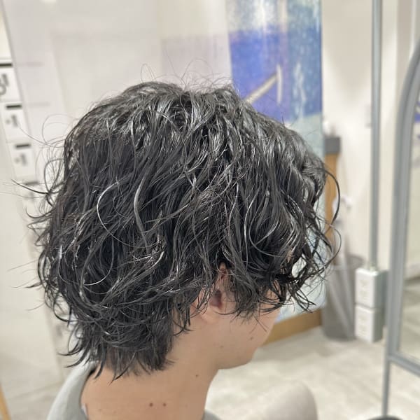 【三木田】ウルフ×スパイラルパーマ