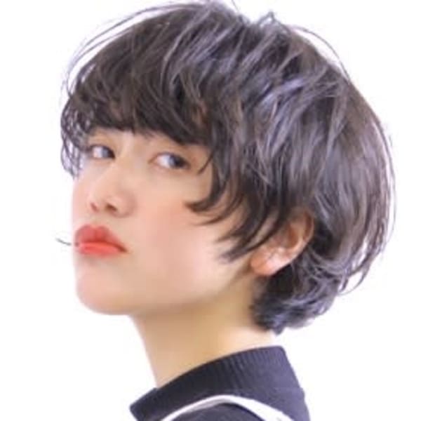 大人柔らかショートパーマ