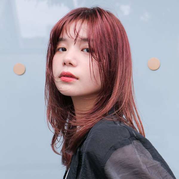 ハイトーンピンクカラー|Hair Mode KT 石橋店