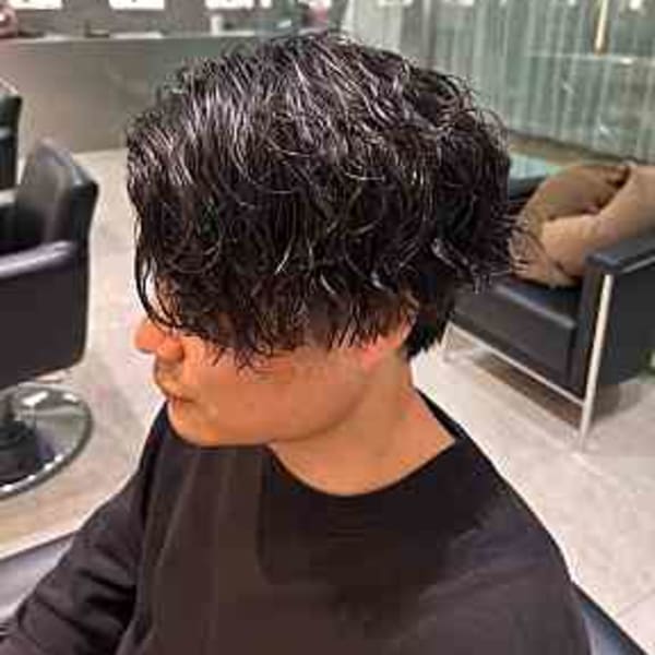 men's　波巻スパイラル×アップバンク|cheri