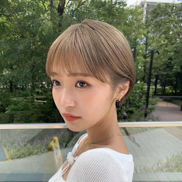 髪質改善透けグレージュショート美髪*Zina西荻窪