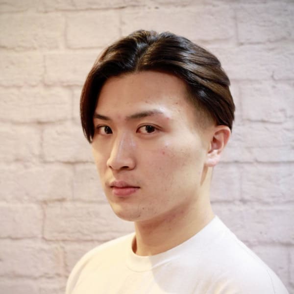 外国人風ツーブロック