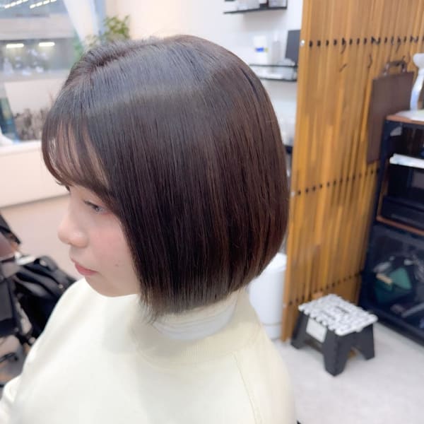 ミニボブ/コンパクトボブ/ぱつっとボブ/ワンレンボブ