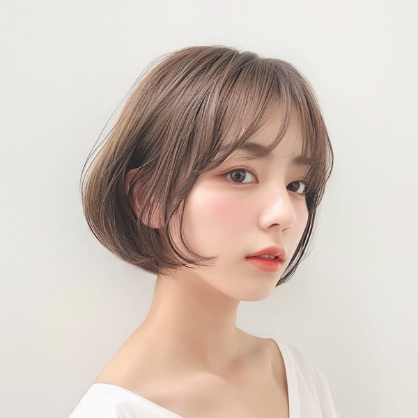 小顔似合わせショートボブ