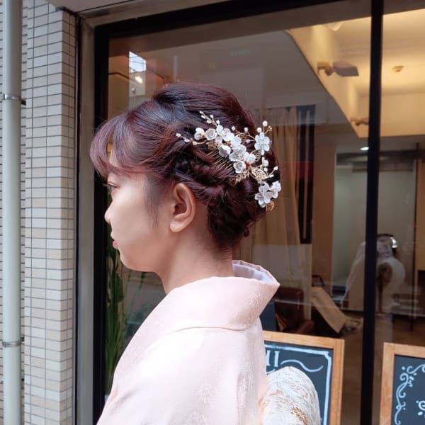 【パーティー・忘年会・新年会・初詣】 特別の日のヘアーセット