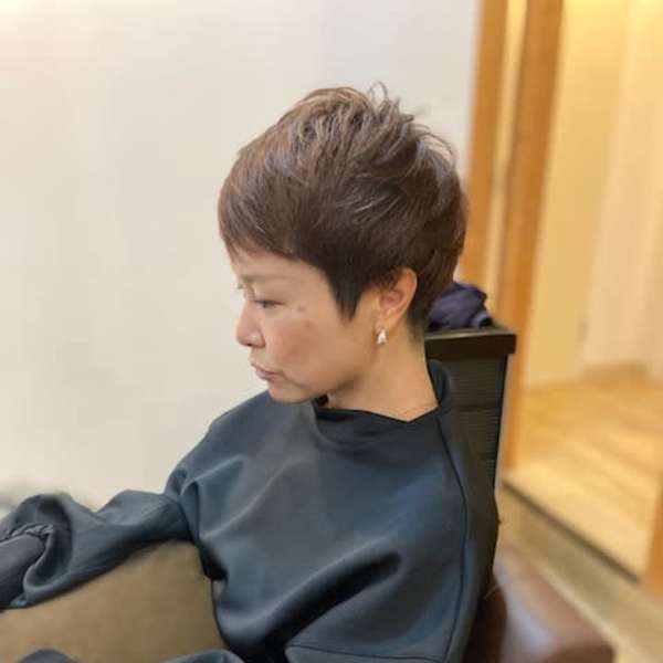 お客様髪質改善データ1527(ベリーショート)