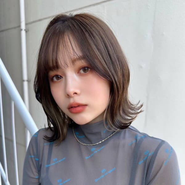 髪質改善外ハネワンレンボブ美髪*Zina西新|全席個室美容室 Zina 西新 髪質改善＆トリートメント