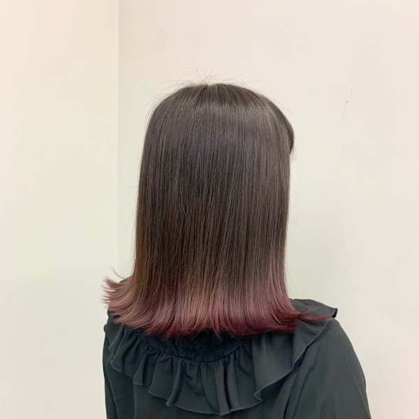 裾カラー レッド