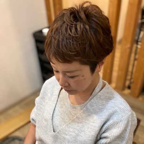 お客様髪質改善データ1535(パーマの効果)