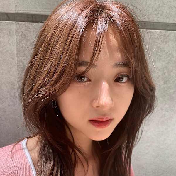 髪質改善セミディニュアンスピンクカラー*Zina川崎