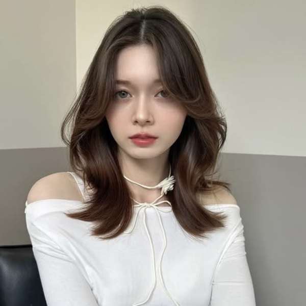 髪質改善黒髪ミディアムレイヤー美髪*Zina渋谷神南