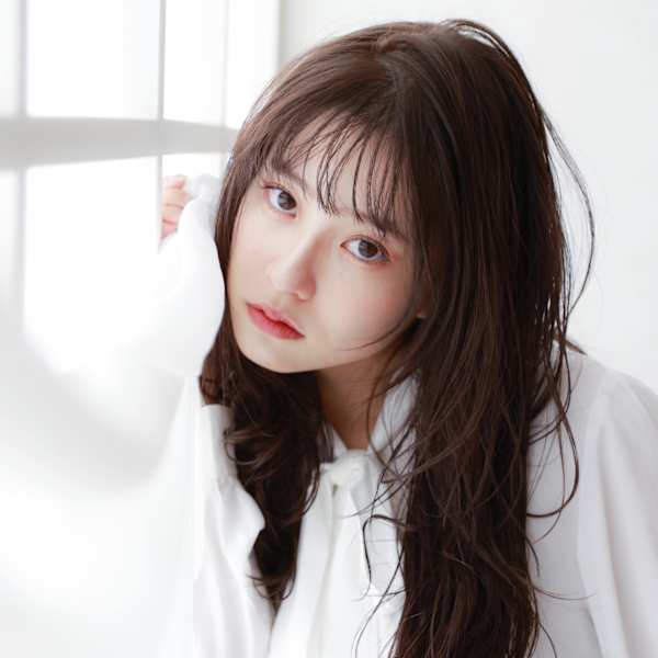 ダークアッシュ セミディ   ネビージュ ウェーブパーマ|JENNIE by Menon