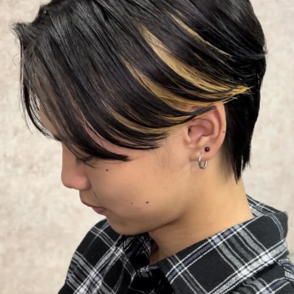 インナー　センターパート