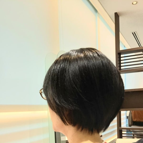 【YAMATO】東京/丸の内/大人ショート/大人ボブ/耳かけ|M KOZO hair 東京駅PCP丸の内店