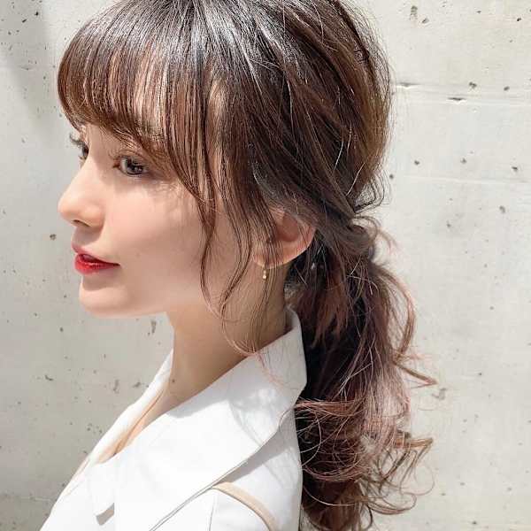 髪質改善ポニーテール夏アレンジ美髪*Zina京都駅前