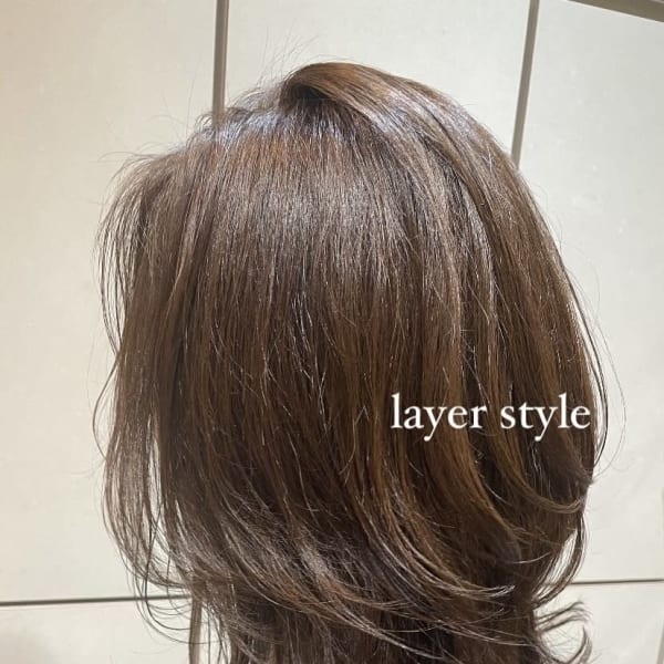 艶髪◎大人くびれウルフレイヤー水素カラー×村田ちかこ