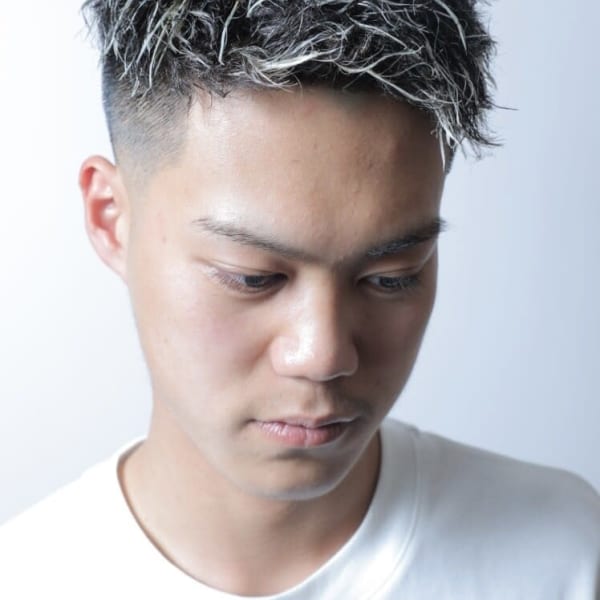 短髪パーマビジネス爽やかベリーショートスパンキー20代30代