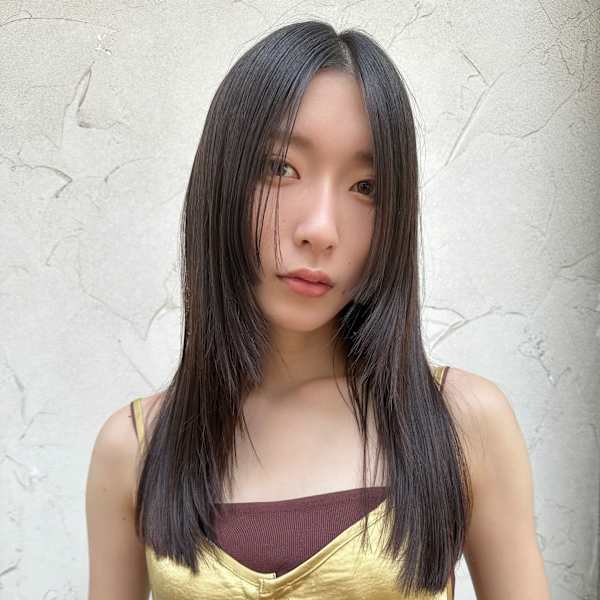 艶髪レイヤー×ナチュラルブラウン