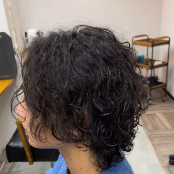 波巻きパーマ＜ミディアムスタイル＞|Re charm by anyhow 長岡南七日町店