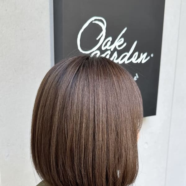白髪ぼかしハイライト【中目黒/恵比寿】|OAKgarden中目黒 hair&nail