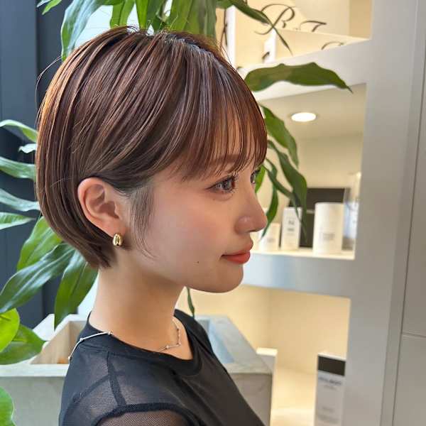 髪質改善前髪長めマッシュショート美髪*Zina北千住