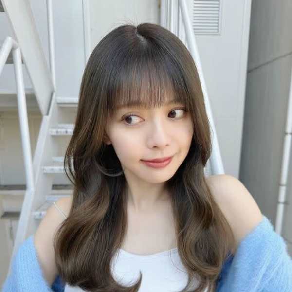 髪質改善暗めカーキベージュロング美髪*北千住ミルディス通り