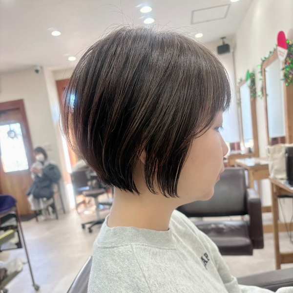 丸みショート/ニュアンスカラー/20代30代40代|RAPPOR 南流山店