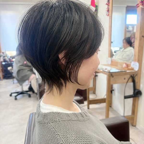 大人ショート/大人かわいい/グレージュ/20代30代40代|RAPPOR 南流山店