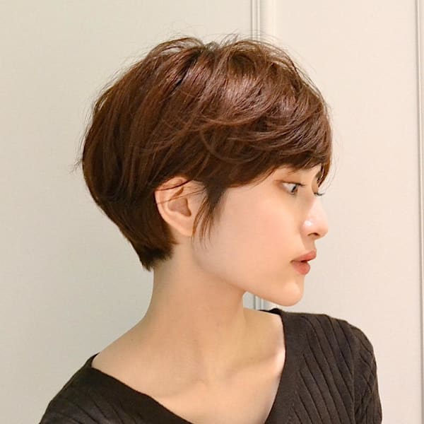 20代30代40代/ひし形ショートヘア/レイヤー/清澄白河