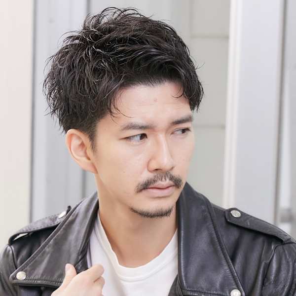 men's 眉毛カット　 men'sパーマ　短髪　東京　銀座