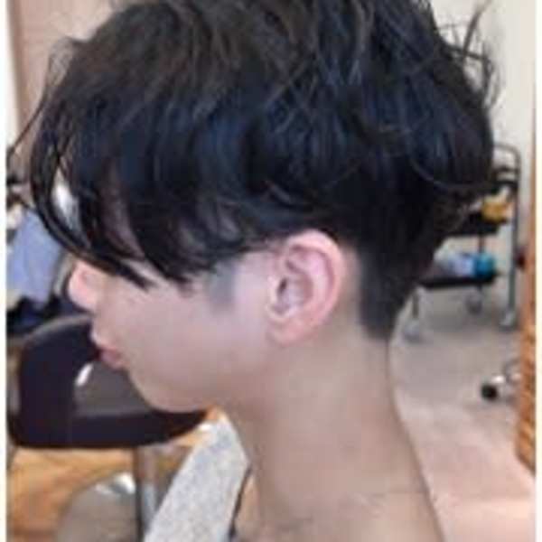 刈り上げ女子のパーマスタイル！［川越駅］