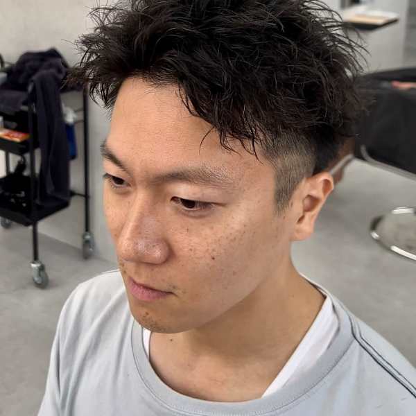 短髪でも出来るツイストスパイラルパーマ