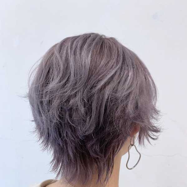 くびレイヤーボブルフネビージュ小顔ワンレンこなれミディ