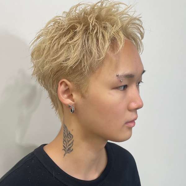 スパイキーショート/ブロンド